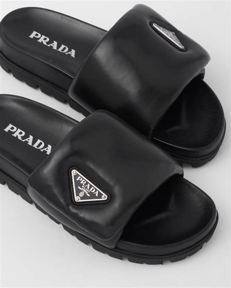 prada leather slides fashion ootd snapshot